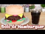 Bolo de Hamburguer | Como Fazer Bolo em Forma de Hamburguer | Bolo Decorado | Cakepedia