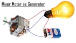 Gerador de energia gratuito de um motor misturador DIY – 2018