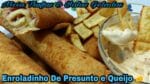 LANCHE SALGADO MUITO RÁPIDO E FÁCIL COM MASSA DE PASTEL.