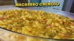 MACARRÃO CREMOSO FEITO NA PANELA DE PRESSÃO