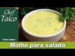 Molho para salada – Chef Taico
