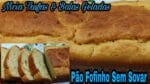 PÃO  CASEIRO DE MASSA MOLE QUE NÃO PRECISA SOVAR VALE A PENA FAZER.