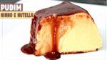 PUDIM DE LEITE NINHO COM COBERTURA DE NUTELA