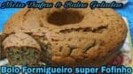 BOLO FORMIGUEIRO SUPER FÁCIL DE FAZER.