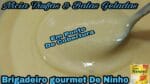 BRIGADEIRO GOURMET DE LEITE NINHO EM PONTO DE COBERTURA DELICIOSO.