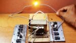 Como fazer alta tensão usando 3A transformador e 10 transistores D718 NPN