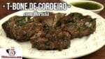 Como Fazer T-Bone de Cordeiro com Hortelã – Tv Churrasco