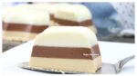 GELATINA 3 CAMADAS, NUTELLA, DOCE DE LEITE E COCO, MISTURA DE SABORES