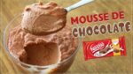 MOUSSE DE CHOCOLATE DE 3 INGREDIENTES