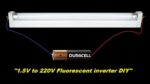 Um poderoso inversor de 1,5 V a 220 V com Esquema DIY