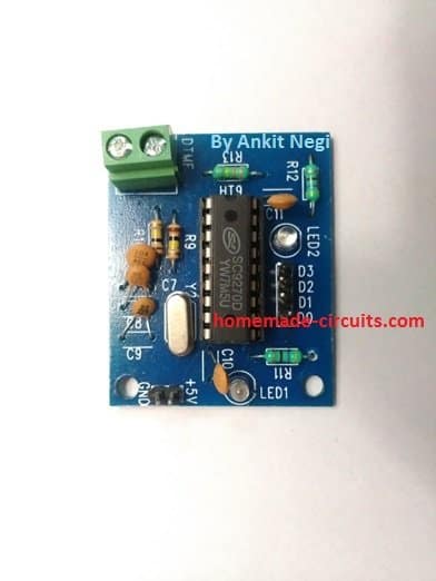 Carro robô controlado por telefone celular usando módulo DTMF 5 INTRODUÇÃO AO MÓDULO DTMF