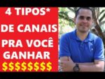 4 Tipos de canais no Youtube para você ganhar dinheiro em casa SEM SE EXPOR!