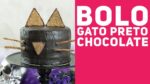 BOLO Gato Preto em camadas com muito CHOCOLATE decorado! – Receitas de Minuto #333