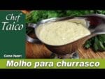 Molho para churrasco – Chef Taico