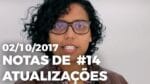 Notas de atualizações  #14 – 02/10/2017