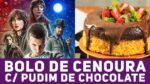 RECEITA DE BOLO DE CENOURA COM PUDIM DE CHOCOLATE INVERTIDO – Uma Pitada de Cultura Pop #03