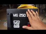 Chegou a nova maquina de solda mig 250 amperes da V8 Brasil