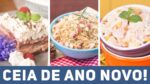 3 RECEITAS DE ANO NOVO PARA SALVAR A SUA CEIA COMPLETA (Salada, Farofa e Pavê)  – Receitas de Minuto