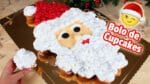 Bolo Papai Noel de Cupcakes | Como Fazer Bolo Papai Noel de Cupcakes ( Receitas de Natal)