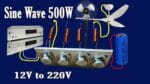 Como fazer inversor de onda senoidal 12V a 220V 500W (parte 3)