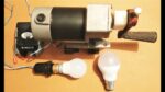 Incrível alta energia DC Generator 220v DIY telefone de carga, lâmpadas