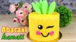 Bolo Abacaxi Kawaii | Como Fazer Bolo de Abacaxi Kawaii ( Bolo Decorado) | Cakepedia