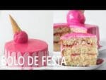 BOLO DE FESTA COM DECORAÇÃO SIMPLES DE SORVETÃO| DRIP CAKE |