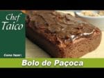 Bolo de Paçoca – Chef Taico