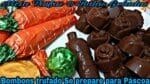 Bombons Trufados e Bombons Crocante pra Ovos de Páscoa .#receitasnicia #pascoanicia