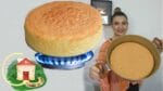 PÃO DE LÓ NA PANELA NA BOCA DO FOGÃO
