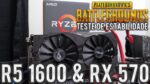 Teste PUBG 1.0 com RYZEN 5 1600 / RX 570 4GB / 8GB RAM – Miramar e Erangel