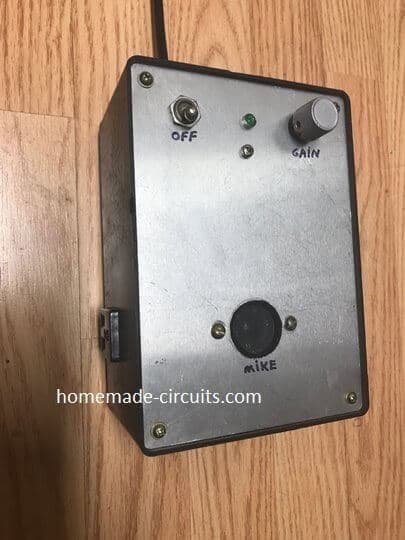 Indicador de toque de celular para lâmpada piscante para pessoas com perda auditiva 3 A imagem de protótipo concluída: