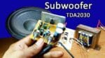 Como fazer bom som subwoofer TDA2030 IC e circuito de 4558 IC em casa