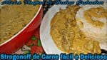 Strogonoff de Carne fácil e gostoso.