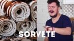 COMO FAZER SORVETE NA CHAPA SABOR OREO E PAÇOCA | BIGODE SOZINHO NA COZINHA | ICE CREAM ROLLS