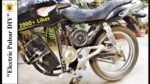 Ebike MAIS SIMPLES usando motor 36v 10A DC e bateria UPS 12V – Pulsar para motocicleta elétrica