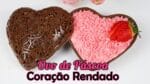 Ovo de Páscoa Coração Rendado | Como Fazer Ovo de Páscoa de Coração Rendado ( Recheio de Sensação)