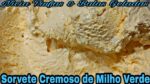 Sorvete Cremoso de Milho Verde Fácil e Delicioso.