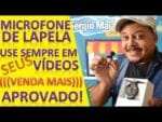 Vendas Por Vídeos, Um Microfone de Lapela é *Fundamental*