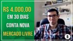 Aluno Fatura 4 Mil no Primeiro Mês no Mercado Livre – Curso Negócio de 4 Rendas Cassio Canali