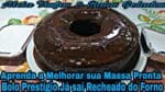 Bolo de massa pronta, Bolo Prestígio que já saí do Forno Recheado Especial de dia das Mães.