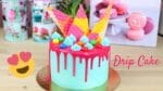 Bolo Drip Cake | Drip Cake com Bolo de Iogurte Lindo e Fácil de Fazer