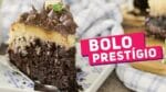 BOLO PRESTÍGIO QUE JÁ SAI DO FORNO COM COBERTURA! (Bolo com Autocobertura) – Receitas de Minuto #364