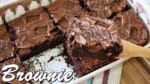 BROWNIE DE CHOCOLATE MOLHADINHO E DELICIOSO | Menino Prendado