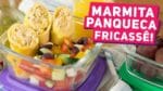 MARMITA COMPLETA: Panqueca de Fricassê de Frango + acompanhamento – Receitas de Minuto #367