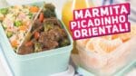 MARMITA COMPLETA: Picadinho Oriental com Yakimeshi (Arroz colorido) – Receitas de Minuto #369