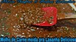 Molho de Carne Moída ou Molho a Bolonhesa Fácil Rápido e Gostoso.