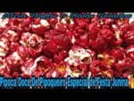 Pipoca Doce Vermelha De Pipoqueiro Especial de Festa Junina