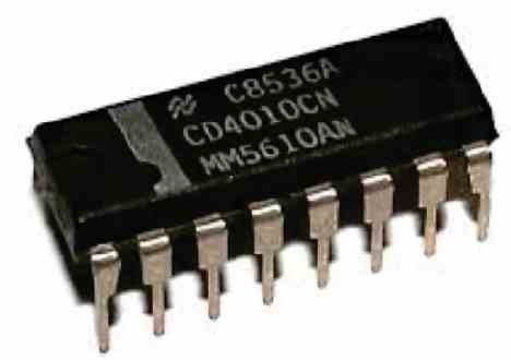 Circuito testador de controle remoto 10 Usando o CMOS Gate