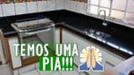 FINALMENTE TEMOS UMA PIA | REFORMA DA COZINHA #4 | Menino Prendado